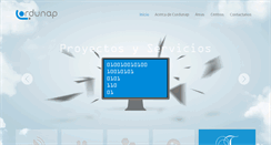 Desktop Screenshot of cordunap.cl